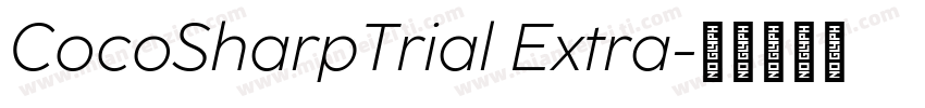 CocoSharpTrial Extra字体转换